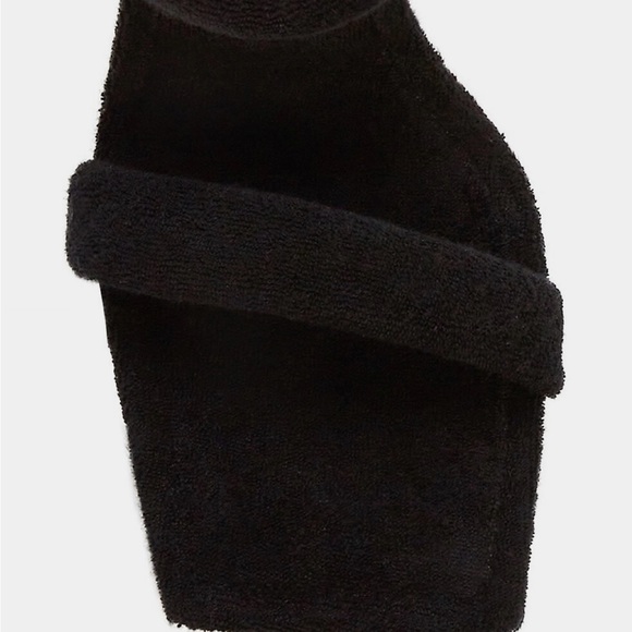 Good American Terry Ankle Wrap Sandal NWOT - Picture 5 of 8